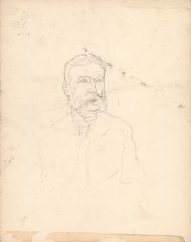 Unfinished Arthur Lismer sketch of George Lawson : [drawing]