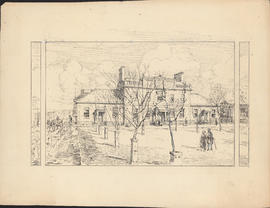 The original Dalhousie College, 1820–1887. Situated on the Grand Parade : [drawing]