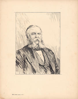 Rev. James Ross, D.D. Second president, 1863–1885 : [drawing]