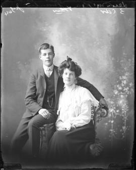 Photograph of Miss Christena Belle McRae and her brother Mr. Clarence McRae