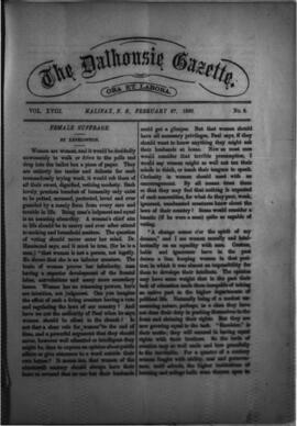 The Dalhousie Gazette, Volume 18, Issue 8
