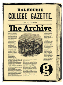 The Dalhousie Gazette, Volume 143, Issue 16