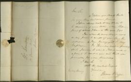 One letter to James Dinwiddie from Thomas H. Duffin