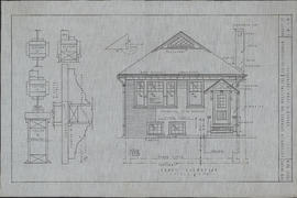 Drawing by Andrew R. Cob of the Plan for the Antigonish exchange building