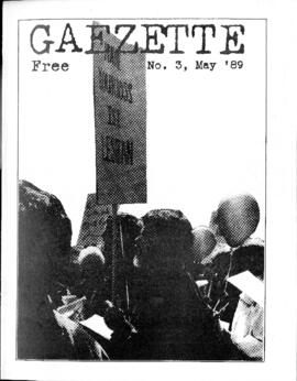 Gaezette : number 3 : May, 1989