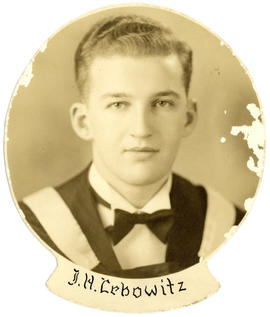 Portrait of Jerome Harold Lebowitz : Class of 1939