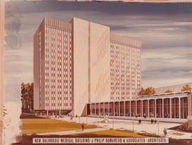 Architect's drawing of Sir Charles Tupper Medical Building