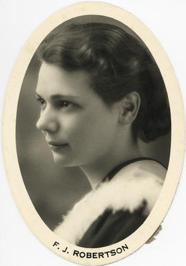 Photograph of Frances Jean Robertson