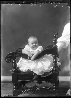 Photograph of the baby of William McFadden