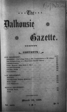 The Dalhousie Gazette, Volume 28, Issue 8