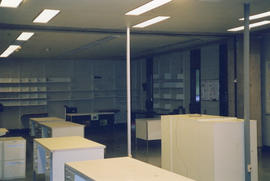 Photograph of the Killam Library reference room just prior to renovation in 2001