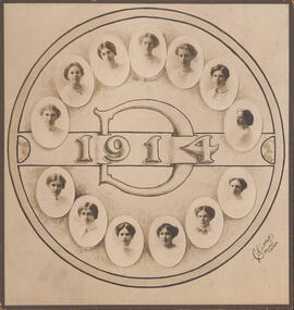 Composite photograph of Women Graduates of 1914
