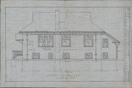 Drawing by Andrew R. Cob of the Plan for the Antigonish exchange building