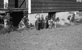 Photograph of fire extinguishers