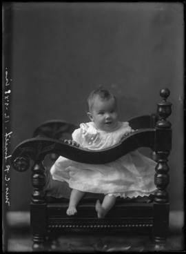Photograph of the baby of Mrs. C.P. Smith