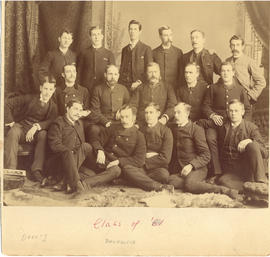Photograph of a senior class