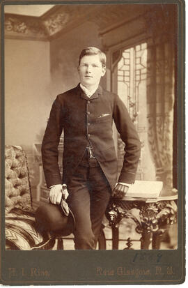 Photograph of an unidentified young person