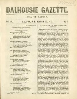 Dalhousie Gazette, Volume 4, Issue 9