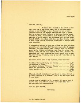 Correspondence between Thomas Head Raddall and D. Gordon Willett