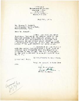 Correspondence between Thomas Head Raddall and Victor H. Fall