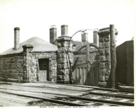 Photograph of the south gate of the dockyard in Halifax