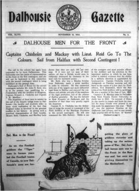 The Dalhousie Gazette, Volume 47, Issue 4