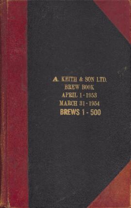 Brew book: April 1, 1953 to March 31, 1954