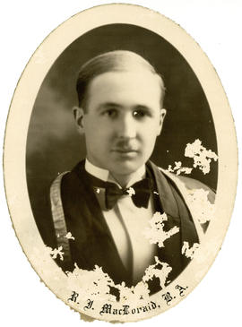 Portrait of R.J. MacBoraid : Class of 1930
