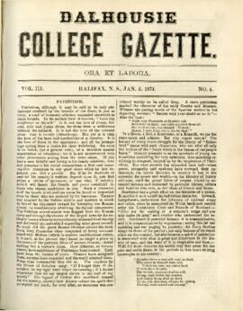 The Dalhousie College Gazette, Volume 3, Issue 4