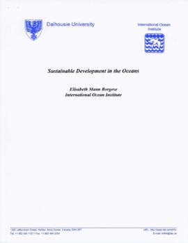 Sustainable development in the oceans by Elisabeth Mann Borgese