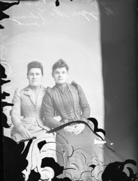Photograph of Miss. Maggie McGillvary and her friend