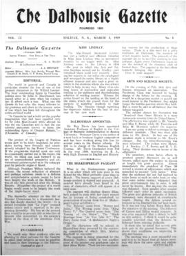 The Dalhousie Gazette, Volume 51, Issue 5