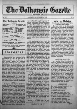 The Dalhousie Gazette, Volume 54, Issue 19