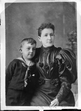 Photograph of Mrs. McGregor and her son