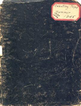 Hugh Bell's plant collecting trips notebook, summer 1945 and summer 1946