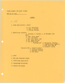 Minutes from board meeting held on May 24, 1977