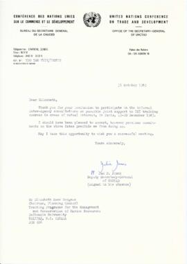 Correspondence between Elisabeth Mann Borgese and Jan P. Pronk
