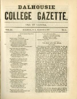 The Dalhousie College Gazette, Volume 3, Issue 8