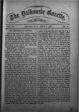 The Dalhousie Gazette, Volume 14, Issue 11