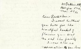 Correspondence between Thomas Head Raddall and Olga Martell