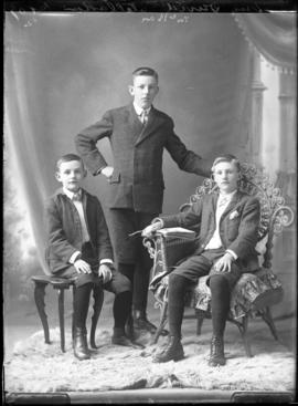 Photograph of three children possibly of David McKay