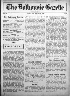 The Dalhousie Gazette, Volume 55, Issue 3