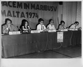 Photograph of a panel at Pacem in Maribus V