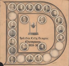 Photograph of Halifax City League Champions for 1929-1930