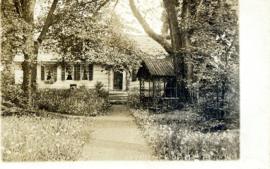 Photograph of the Perkins House, Liverpool, Nova Scotia printed on a postcard