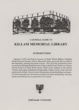 Libraries - 'Killam Memorial Library Guide'