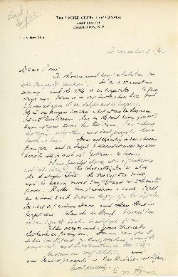 Correspondence between Thomas Head Raddall and C. N. Brown