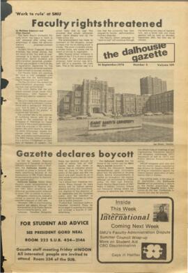 The Dalhousie Gazette, Volume 109, Issue 2