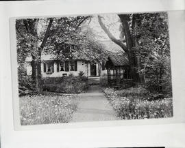 Photographic negative of the Simeon Perkins house in Liverpool, Nova Scotia