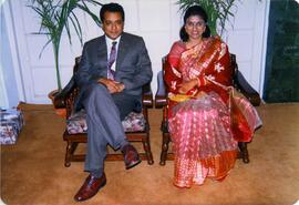 Photograph of Manhar Jagota with wife Deepti Vijh